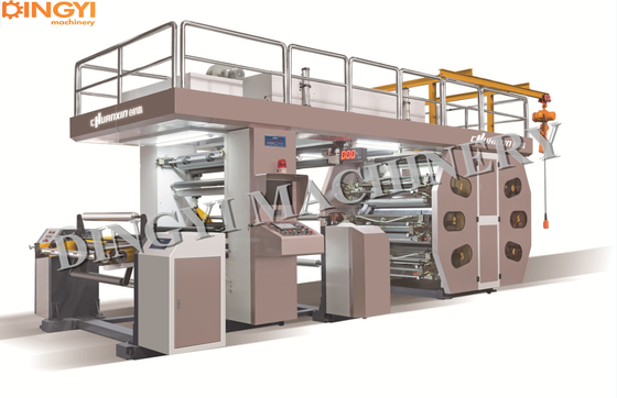 150m Min Label Plastic Film 6 de Drukmachine van Kleurenci Flexo