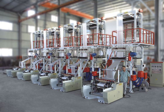 85kg de Uitdrijvingshdpe van u 600mm Monolayer Geblazen Filmmachine